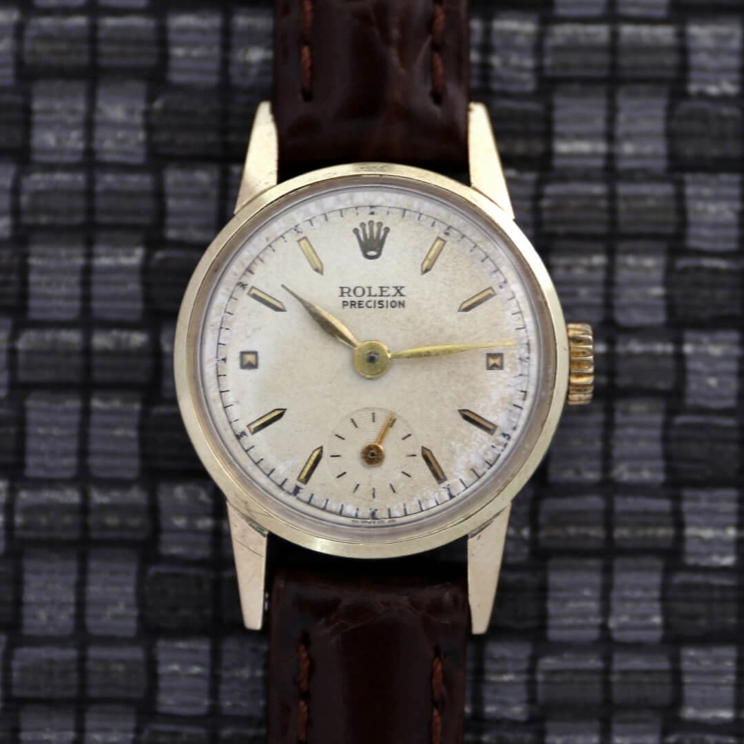 Rolex Precision Ref. 4779, 9k Gold, Ladies Vintage Watch