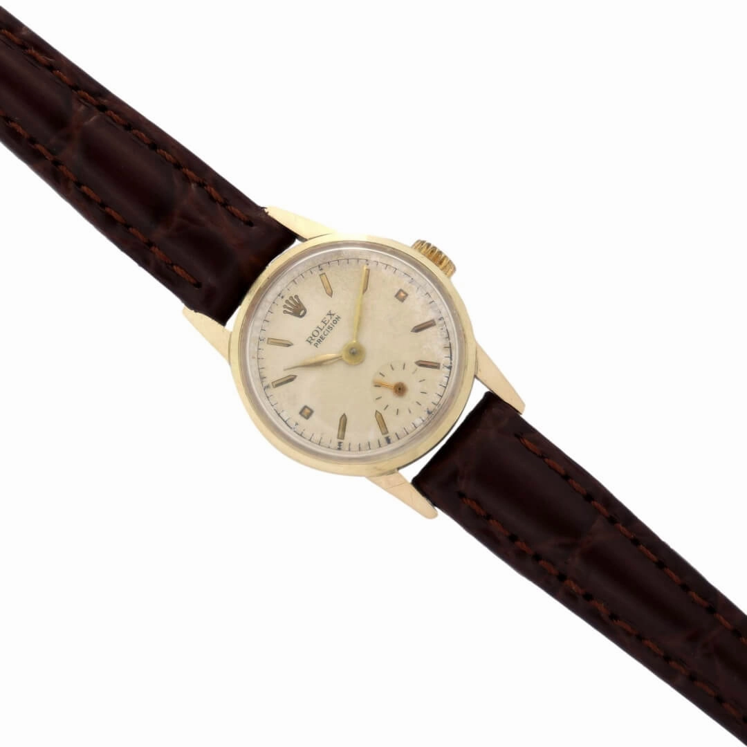 Rolex Precision Ref. 4779, 9k Gold, Ladies Vintage Watch