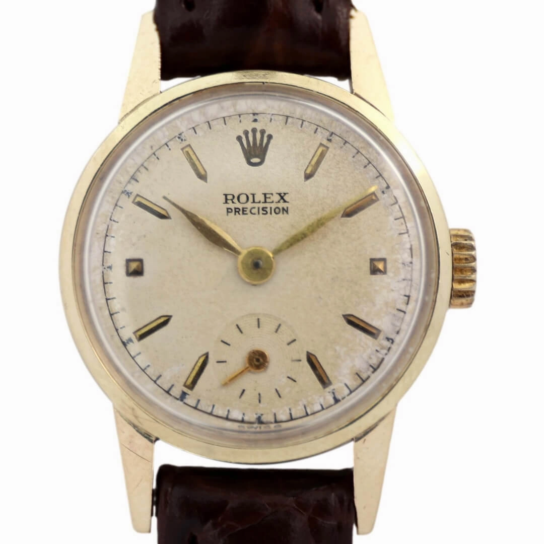 Rolex Precision Ref. 4779, 9k Gold, Ladies Vintage Watch