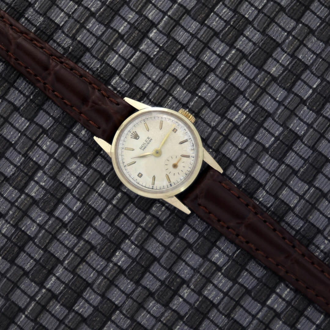 Rolex Precision Ref. 4779, 9k Gold, Ladies Vintage Watch