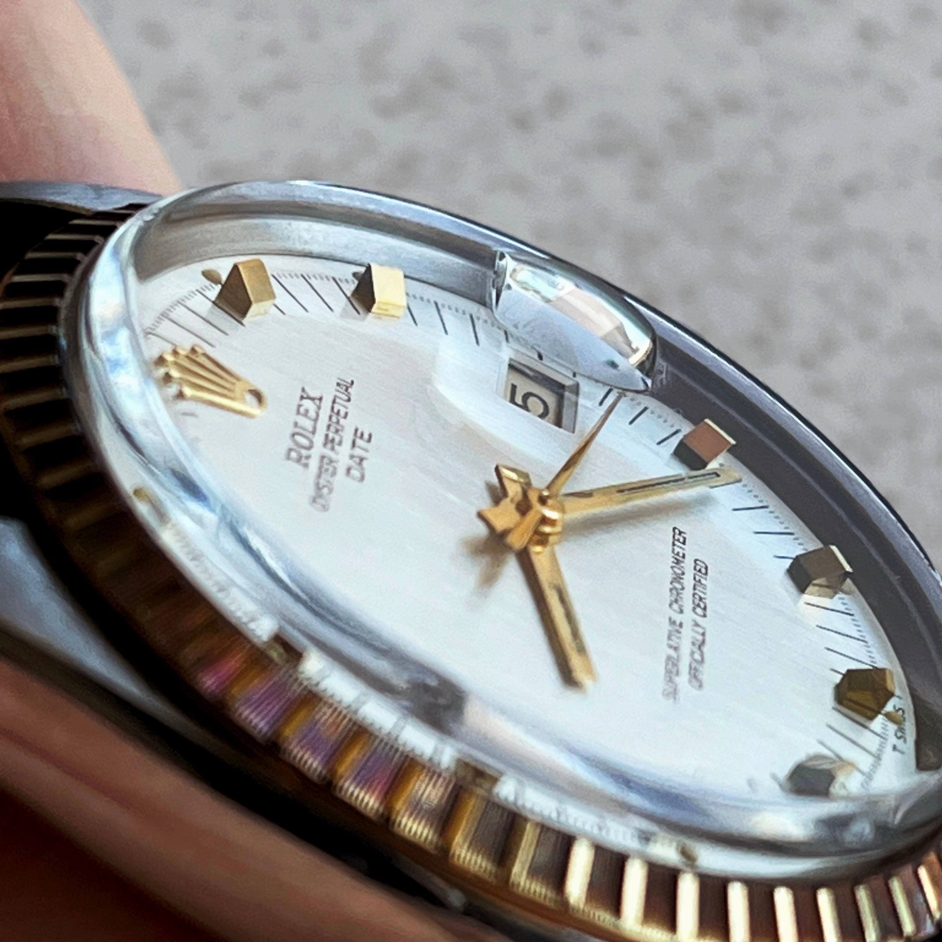 Rolex Vintage Oyster Perpetual Date, Steel and Gold