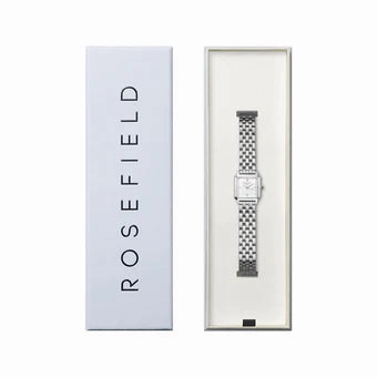 Rosefield - Boxelle White Dial Stainless Steel Watch