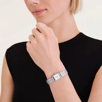 Rosefield - Boxelle White Dial Stainless Steel Watch