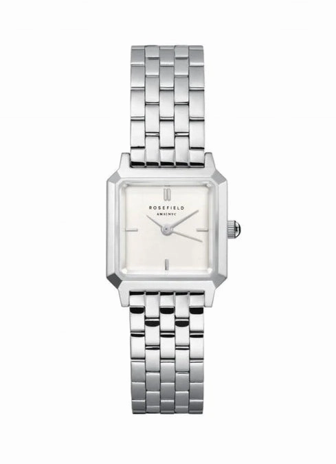 Rosefield - Boxelle White Dial Stainless Steel Watch