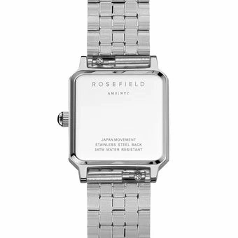 Rosefield - Boxelle White Dial Stainless Steel Watch