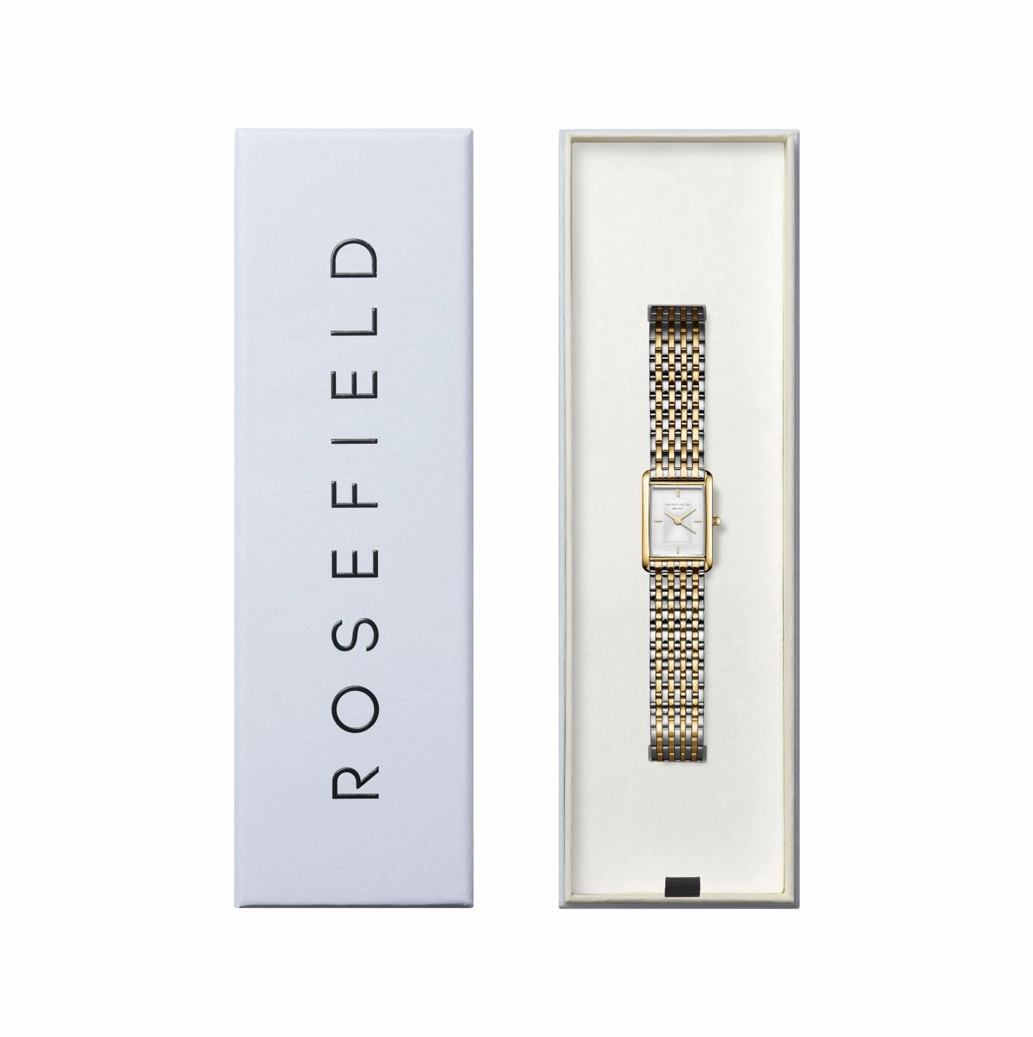 Rosefield Heirloom White Dial Duotone Watch HWDSG-H03