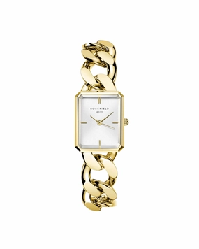 Rosefield Octagon XS Studio Gold Bracelet Watch SWGSG-O55
