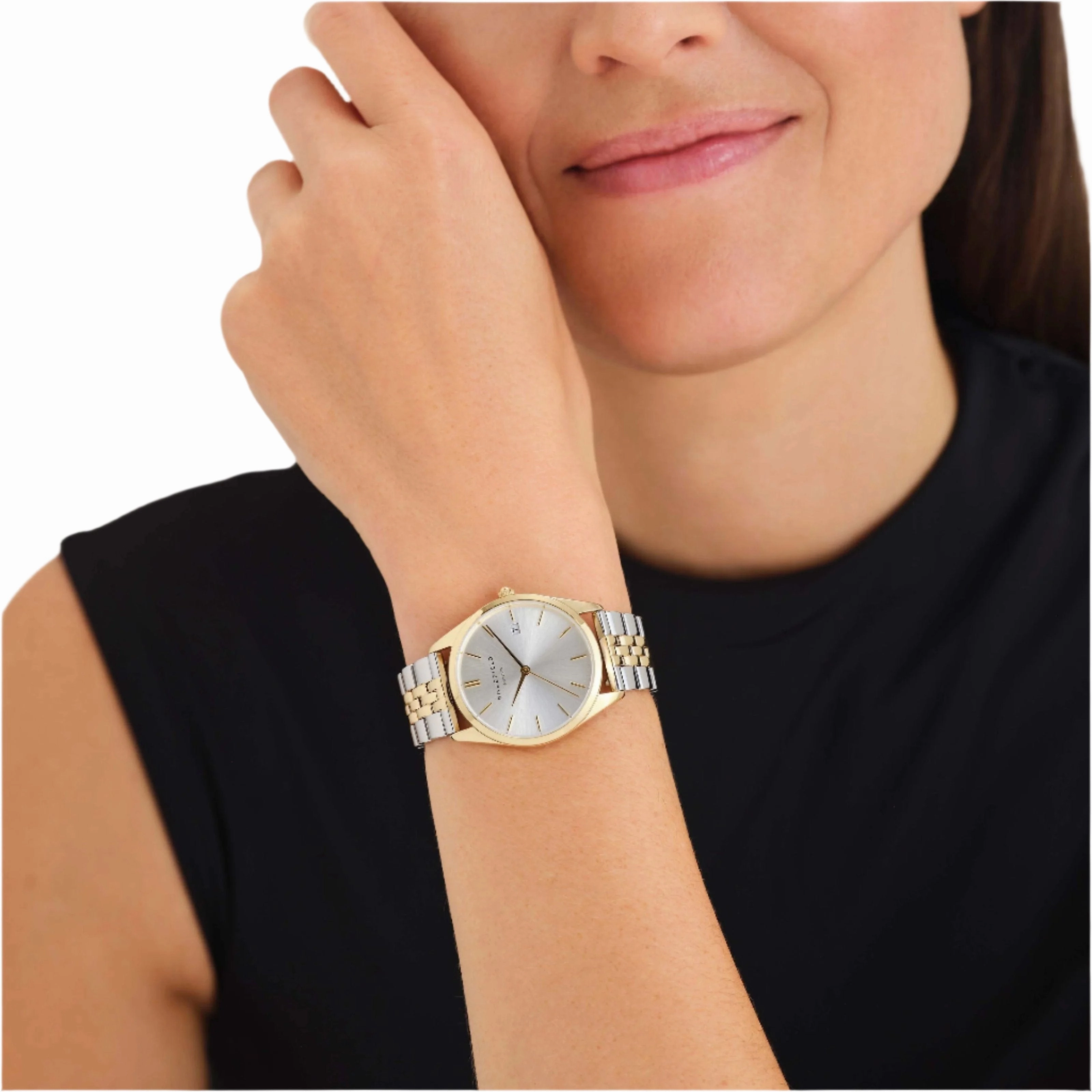 Rosefield The Ace Silver Dial Silver Stainless Steel Watch ACSGD-A01