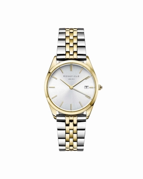 Rosefield The Ace Silver Dial Silver Stainless Steel Watch ACSGD-A01