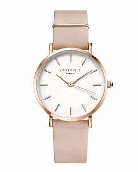 Rosefield The West Village Soft Pink Rosegold Watch WSPR-W73