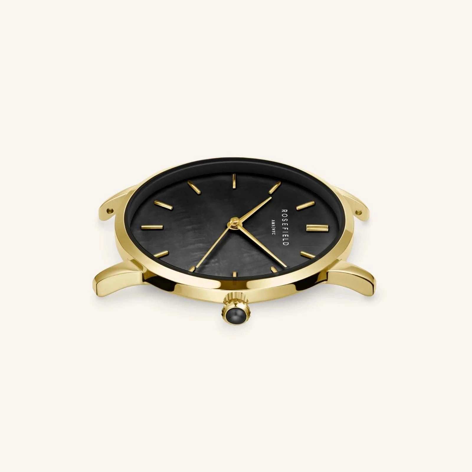Rosefield Watch - Black Peral Edit Gold Watch