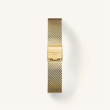 Rosefield Watch - Small Edition Emerald Green Mesh Gold Watch