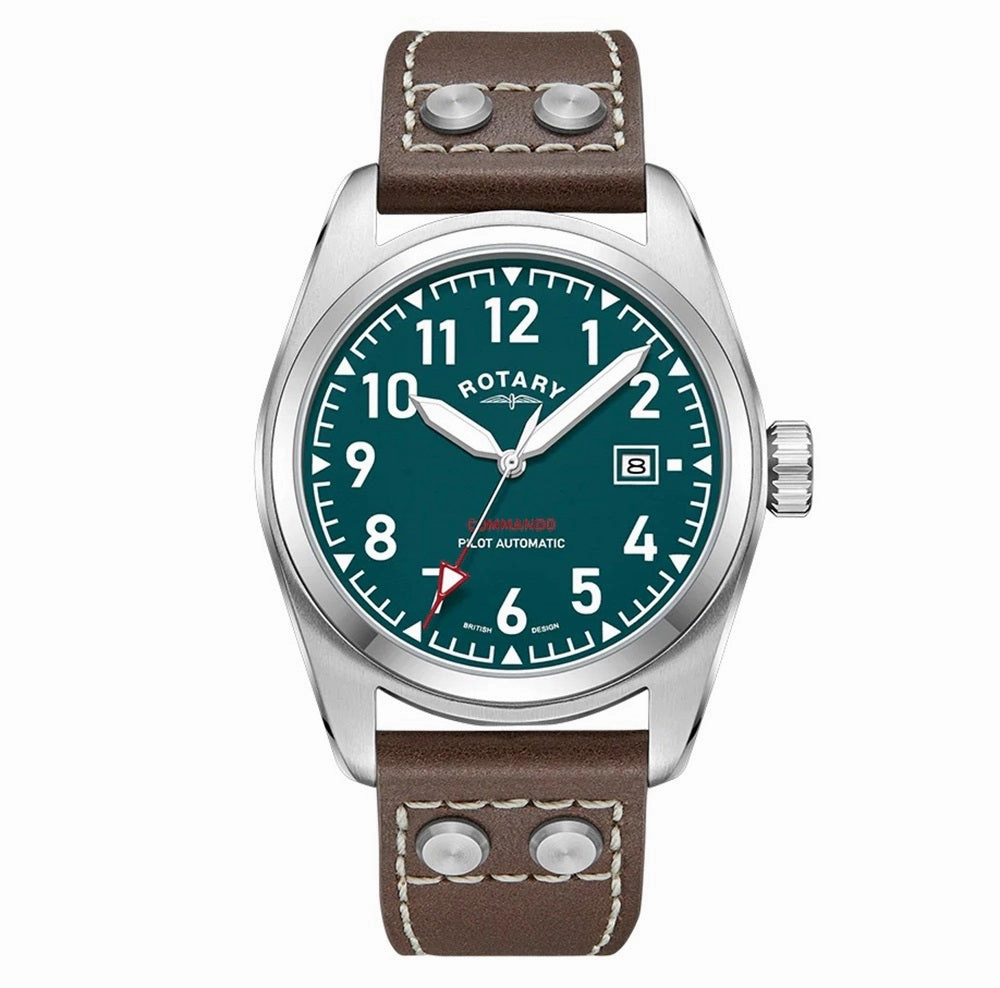 Rotary Commando Pilot Automatic Mens Watch GS05470/73