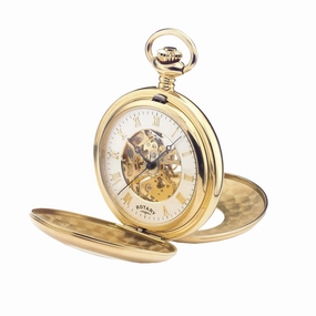 Rotary Half Hunter Mechanical Pocket Watch MP00713/01