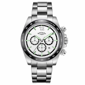 Rotary Henley Chronograph Stainless Steel Mens Watch GB05440/02