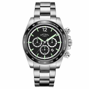 Rotary Henley Chronograph Stainless Steel Mens Watch GB05440/04