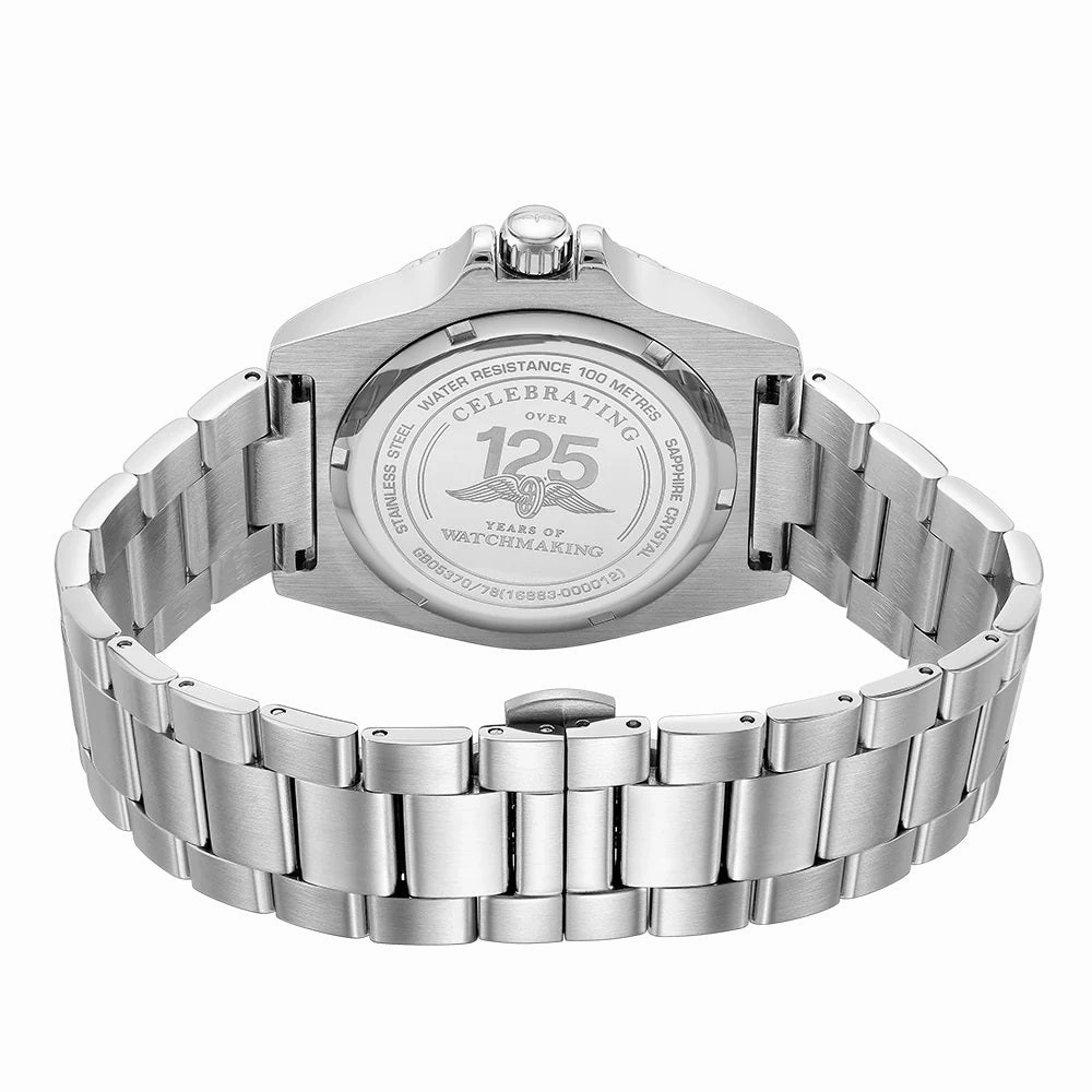 Rotary Henley Green Dial Stainless Steel Mens Watch GB05370/78