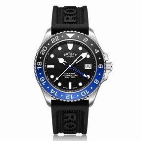 Rotary Seamatic Automatic GMT Mens Watch GS04378/96