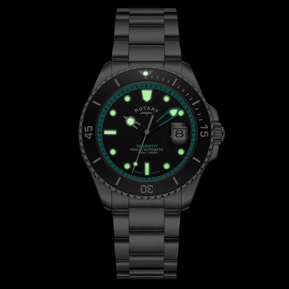 Rotary Seamatic Henley Automatic Mens Divers Watch GB05430/80