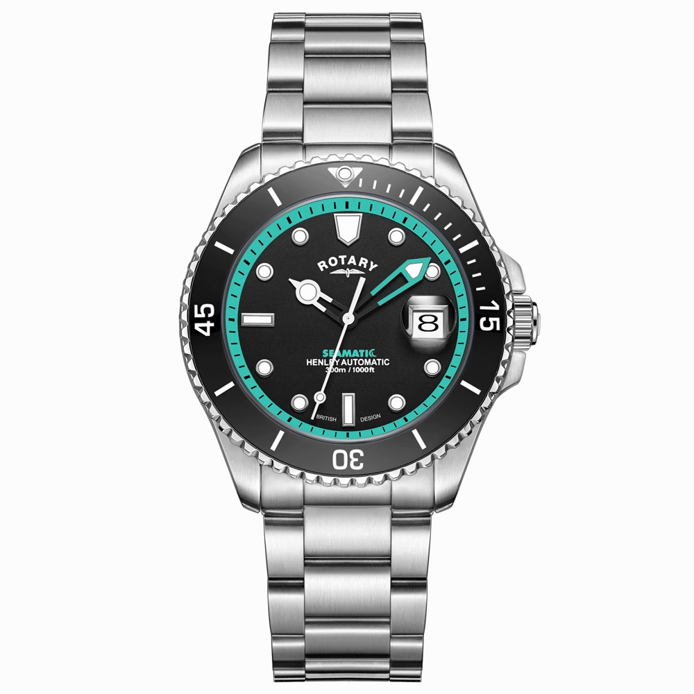 Rotary Seamatic Henley Automatic Mens Divers Watch GB05430/80