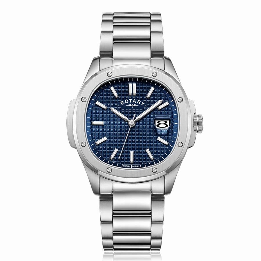 Rotary Sport Mens Watch GB05575/05 - Blue Dial Stainless Steel