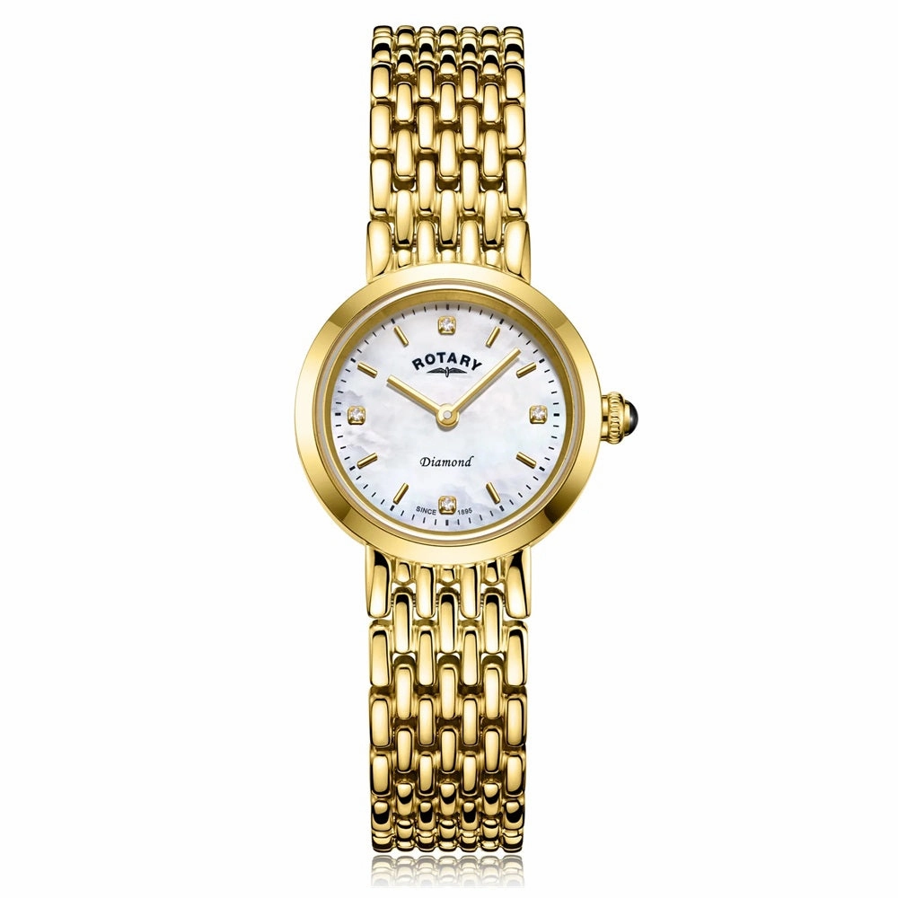Rotary Traditional Diamond Set Ladies Watch LB00900/41/D