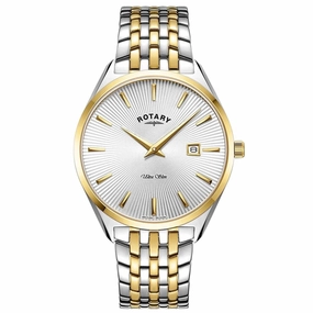 Rotary Two Tone Ultra Slim Mens Watch GB08011/02