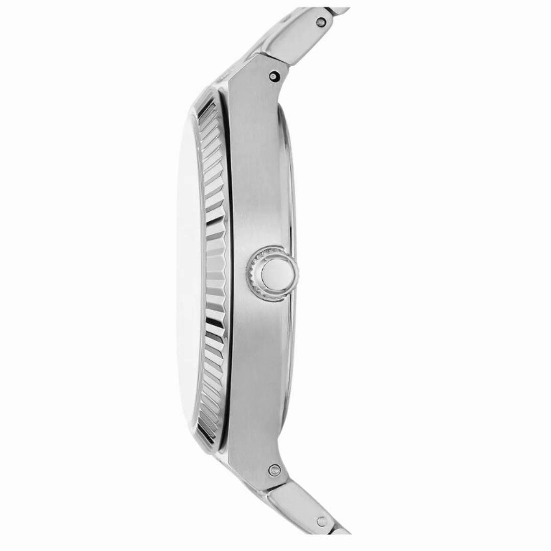 Scarlette Three-Hand Date Stainless Steel Watch