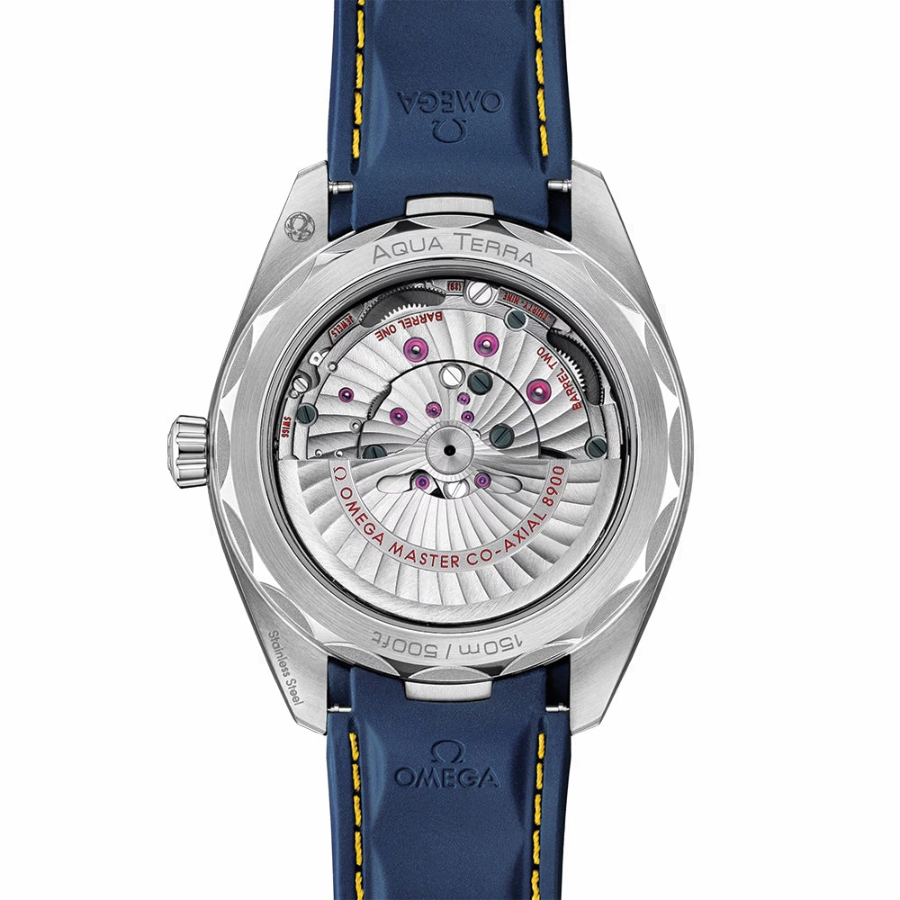Seamaster Aqua Terra 150M Co-Axial Master Chronometer 41mm - Blue on Rubber Strap