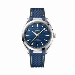 Seamaster Aqua Terra 150M Co-Axial Master Chronometer 41mm - Blue on Rubber Strap