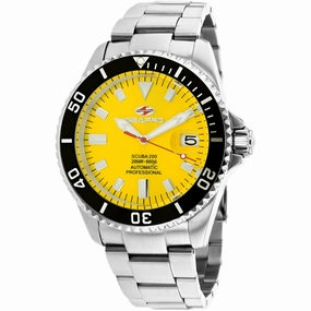 Seapro Men's Watch - Scuba 200 Automatic Yellow Dial Steel Bracelet | SP4314