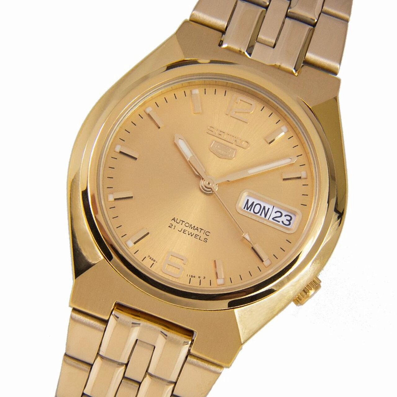 Seiko 5 Sports SNKL64K1 Gold Stainless Automatic Watch for Men