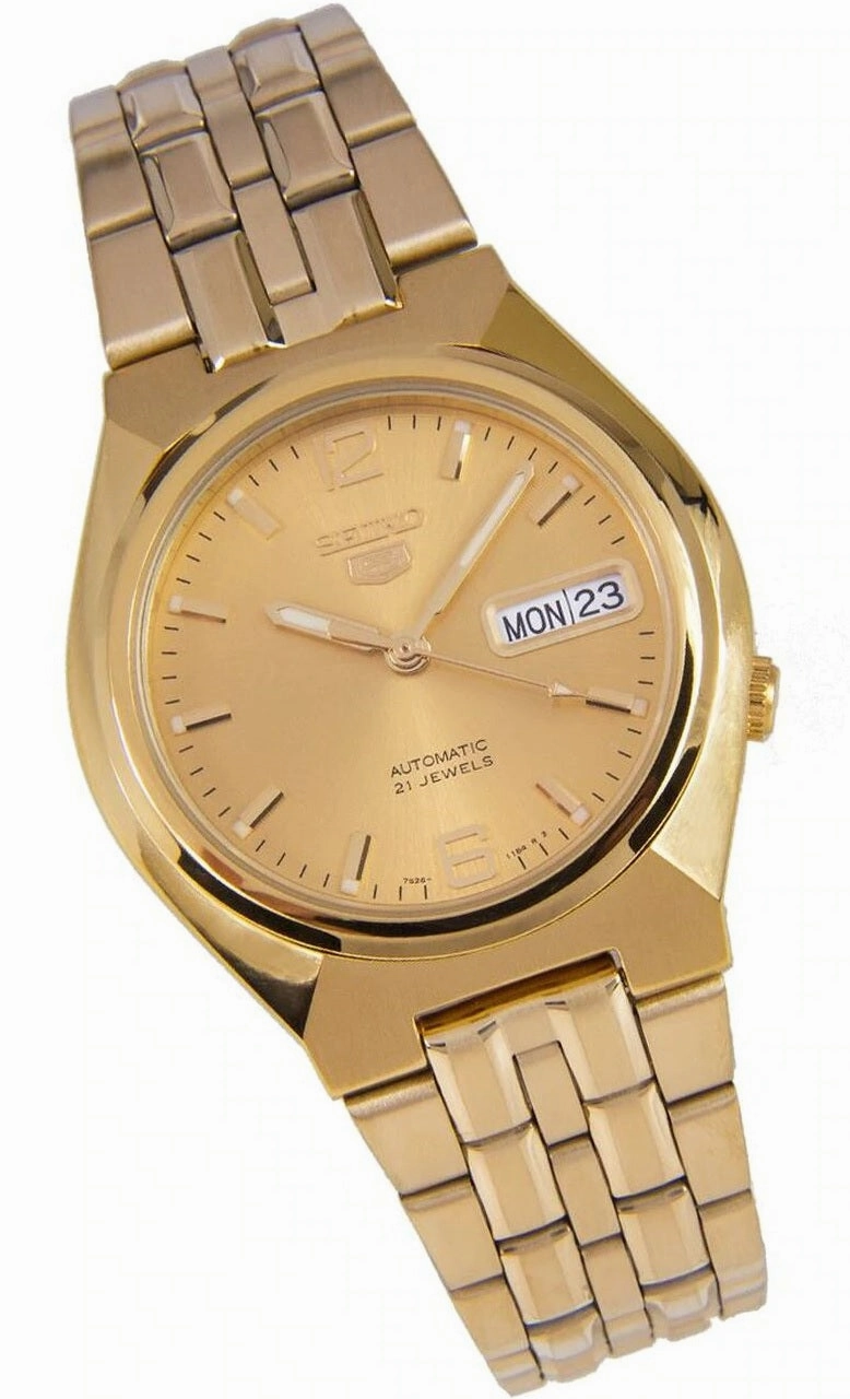 Seiko 5 Sports SNKL64K1 Gold Stainless Automatic Watch for Men