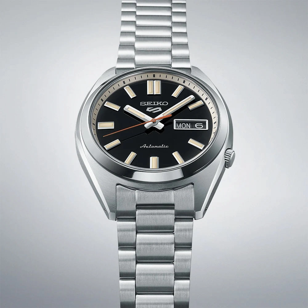 Seiko 5 Sports SRPK89K1 SNXS Rinse Black Automatic Watch for Men