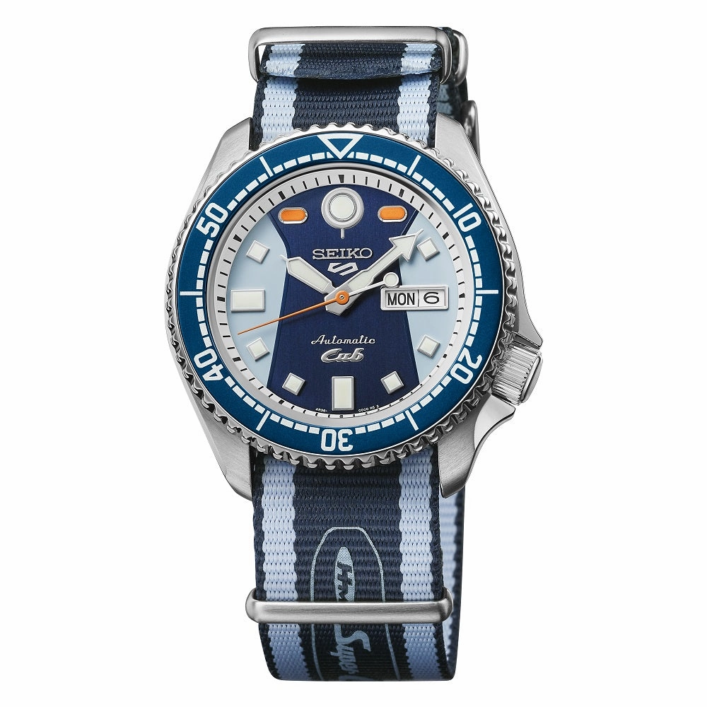 Seiko 5 Sports X Honda Super Cub Limited Edition Nylon Strap Watch SRPK37K1