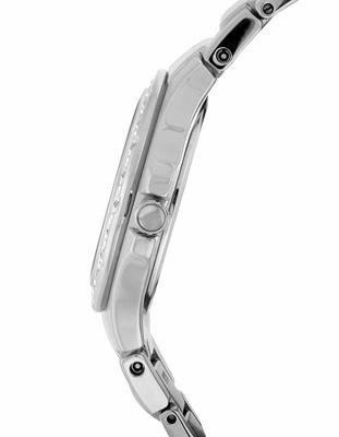 Seiko Ladies Coutura 24 Diamond Solar Dress Watch - MOP Dial - Stainless Steel