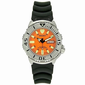 Seiko Men's Automatic diver's rubber watch Stainless Steel SKX781K3