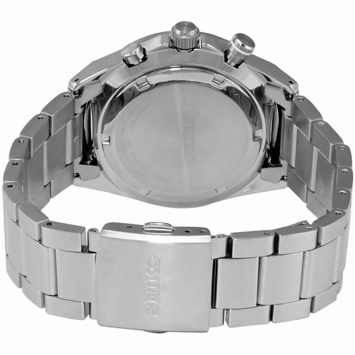 Seiko Men's Watch - Chronograph Green Dial Stainless Steel Bracelet | SSB405P1