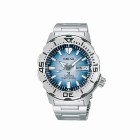Seiko Men's Watch - Prospex Automatic Blue Dial Stainless Steel Bracelet | SRPG57K1