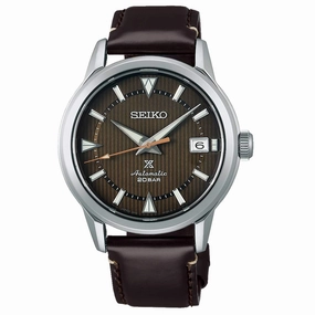 Seiko Men's Watch - Prospex Automatic Forest Brown Dial Horse Skin Strap | SPB251J1