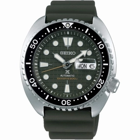 Seiko Men's Watch - Prospex Sea King Turtle Power Reserve Silicone Strap | SRPE05K1