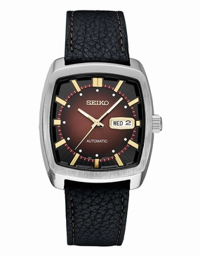 Seiko ReCraft Mens Automatic - Leather Strap - Bronze Dial