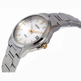 Seiko SGEF53 Men's Silver Tone Dial Stainless Steel Bracelet Watch