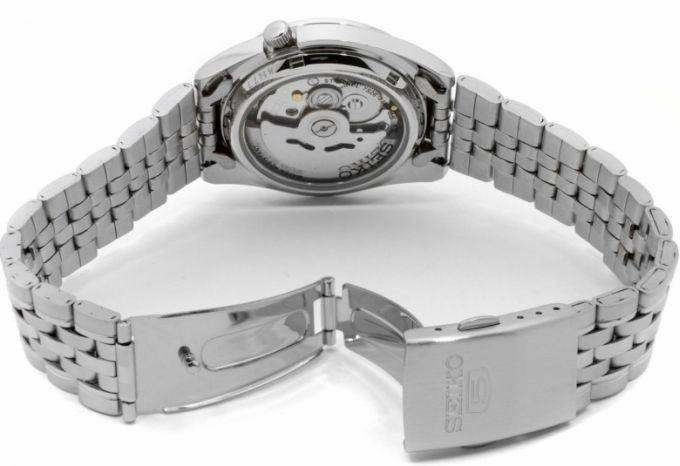 SEIKO SNK375K1 Automatic Silver Stainless Steel Watch for Men
