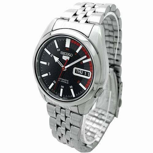 SEIKO SNK375K1 Automatic Silver Stainless Steel Watch for Men