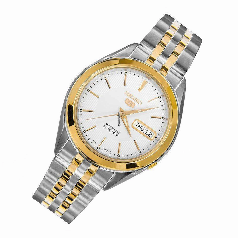 SEIKO SNKL24K1 Automatic Two-tone Stainless Steel Watch for Men