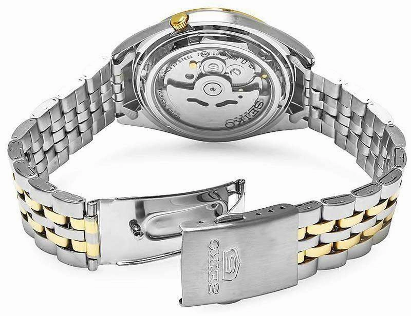 SEIKO SNKL36K1 Automatic Two-tone Stainless Steel Watch for Men