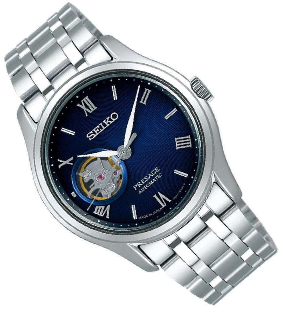Seiko SSA411J1 Presage Open Heart Automatic Watch Men
