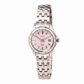 Seiko SXDC95 Women's Le Grand Sport Pink MOP Dial Steel Bracelet Watch