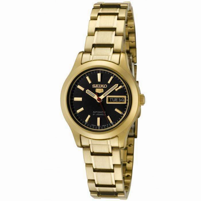 SEIKO SYMD96K1 Automatic Gold Stainles Steel Watch for Women